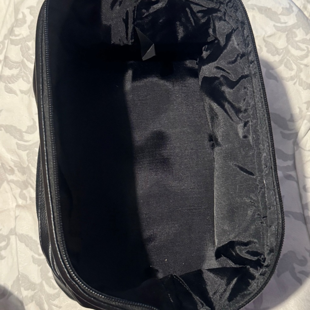 DOPP Kit BUXTON BLACK LEATHER TRAVEL KIT Midnight sale - Picture 2 of 6